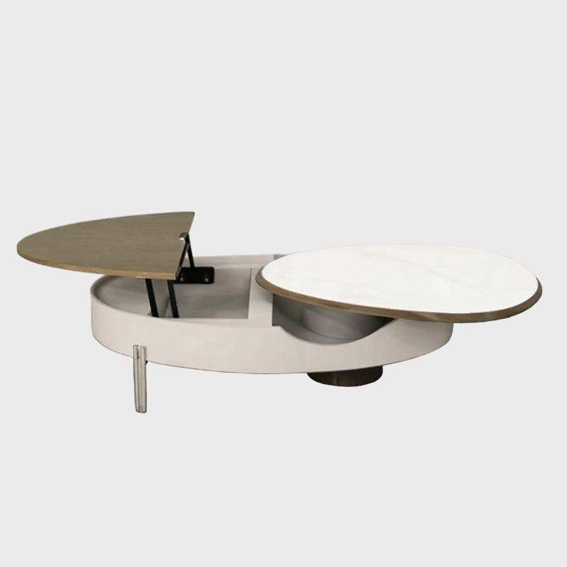 Ando Center Table - Revolving Top with Storage, product view 2