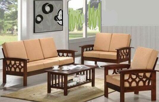 MANIBHADRA - WOODEN SOFASET, product view 1