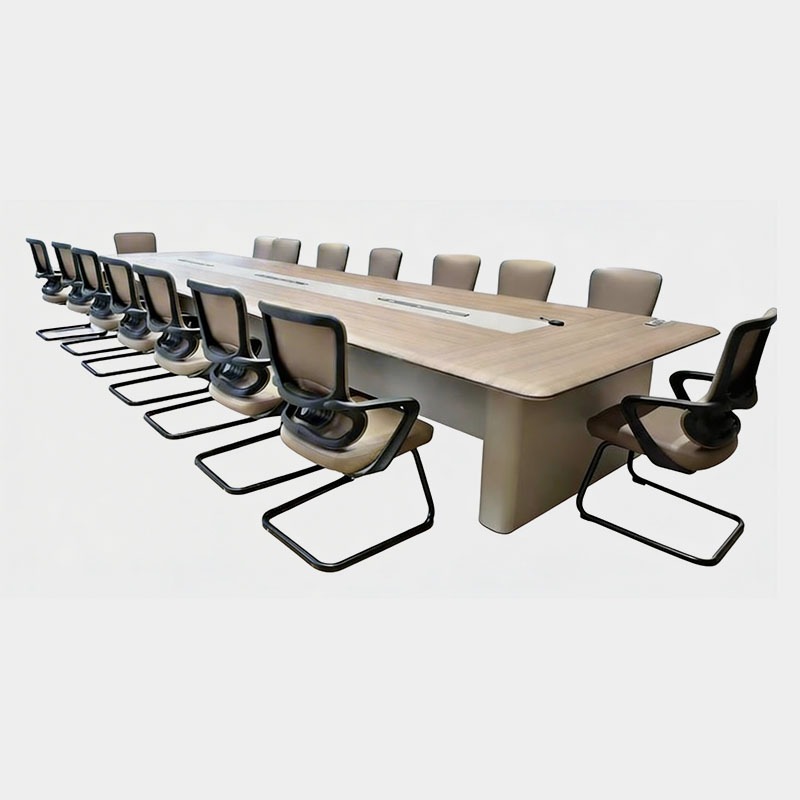 Premium Conference Table – Modern Boardroom Meeting Table, product view 1