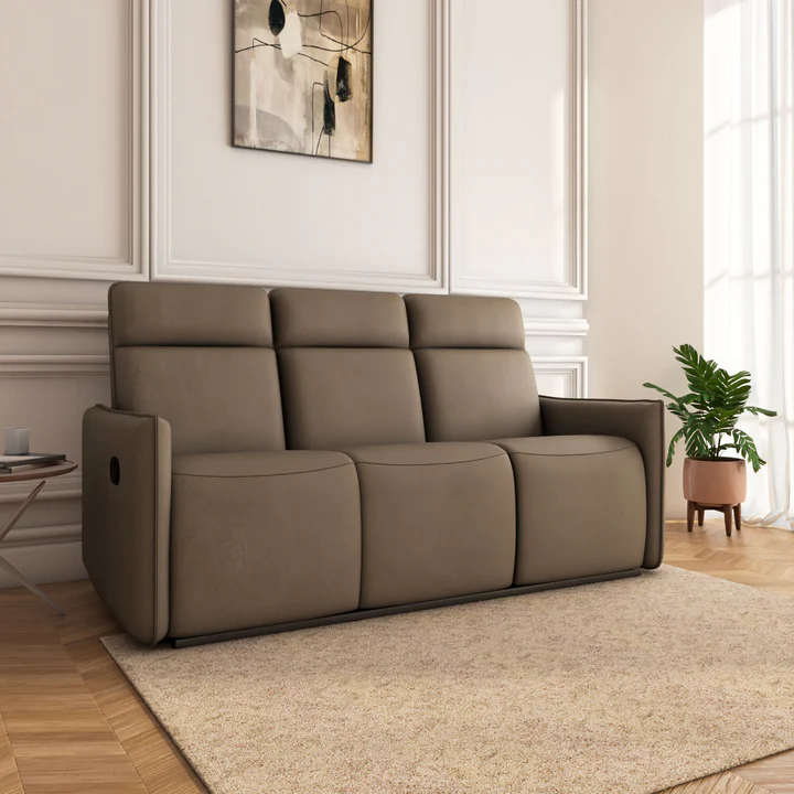 3 Seater Recliner Sofa – Premium Leatherette Reclining Sofa, product view 2