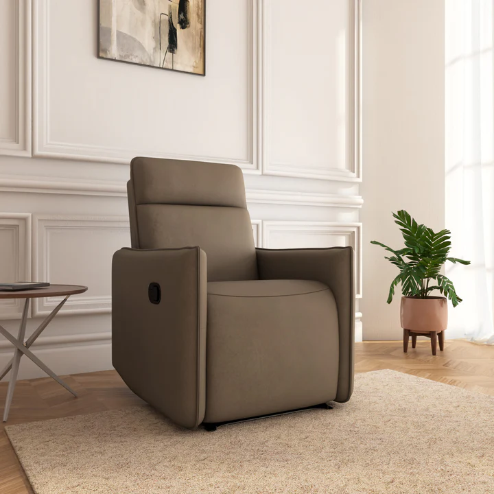Single Seater Recliner Chair – Premium Leatherette Recliner Sofa, product view 2