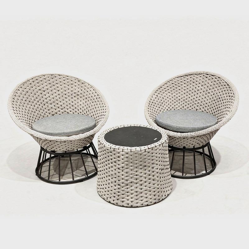 Sydney Garden Set – Synthetic Wicker (Table + 2 Chairs), product view 1
